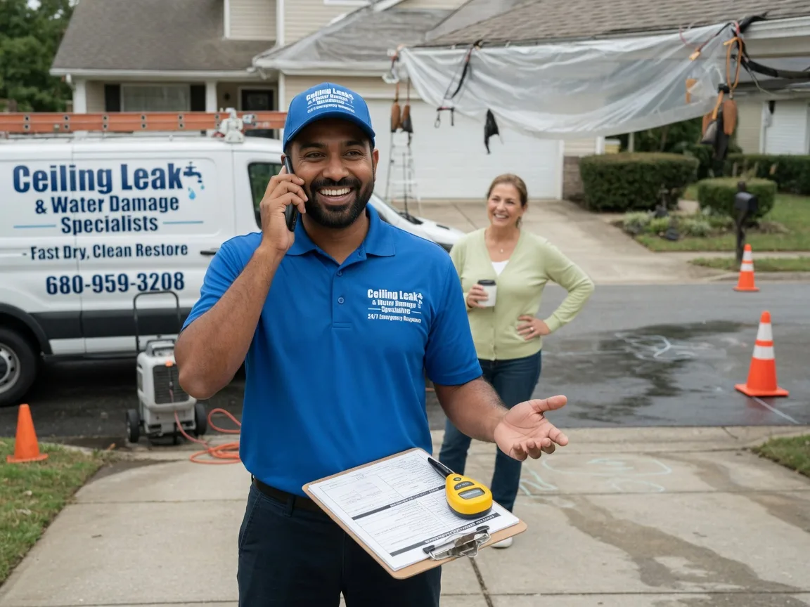 Ceiling Leak Cleanup Pooler, GA FAQs